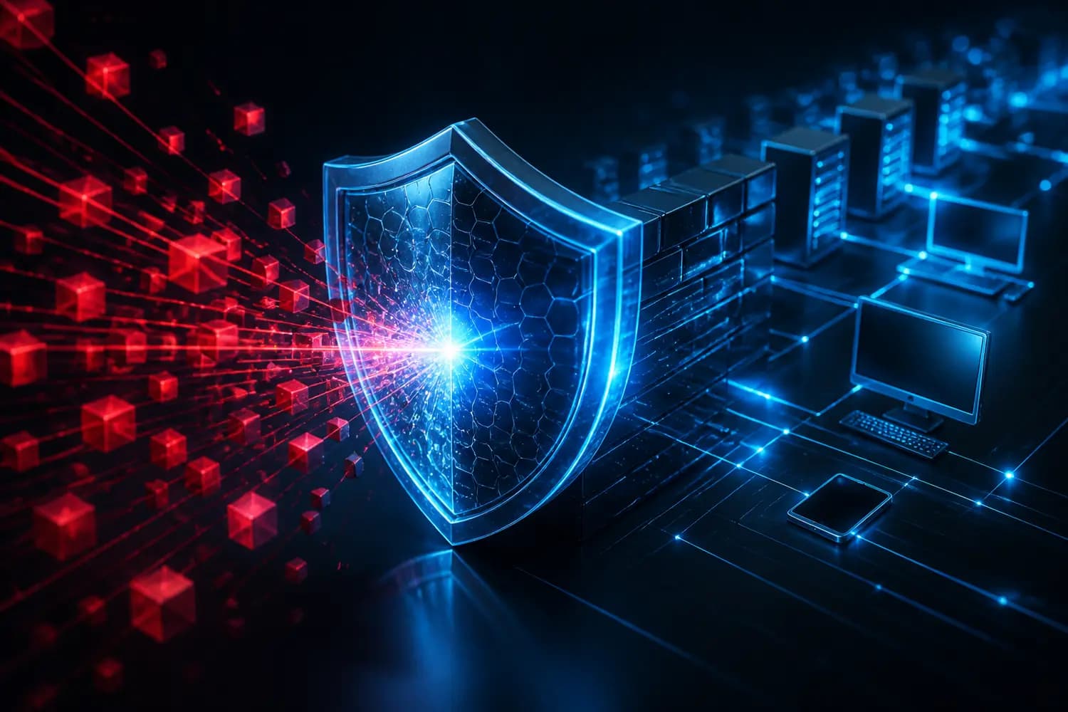Representação visual do serviço Firewall e Antivírus